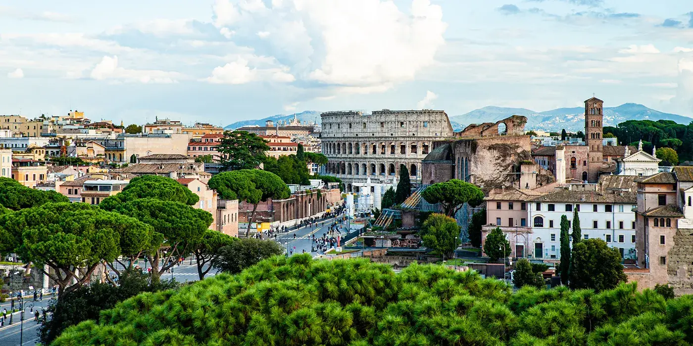 Ville de Rome en Italie