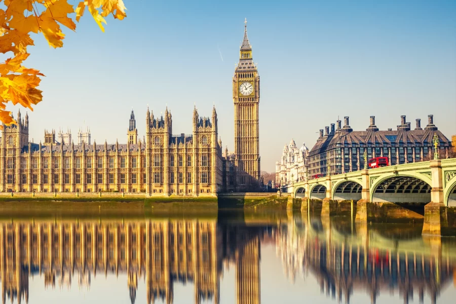 Tour Big Ben dans le centre londonien