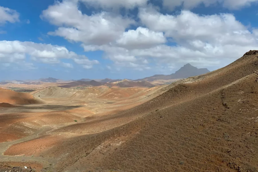 Dunes de sable du désert de Sao Vicente, Cap-Vert.