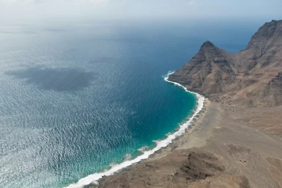 Paysage de falaise à Sao Vicente