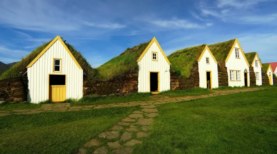 Cabane dans la région de Skagafjördur