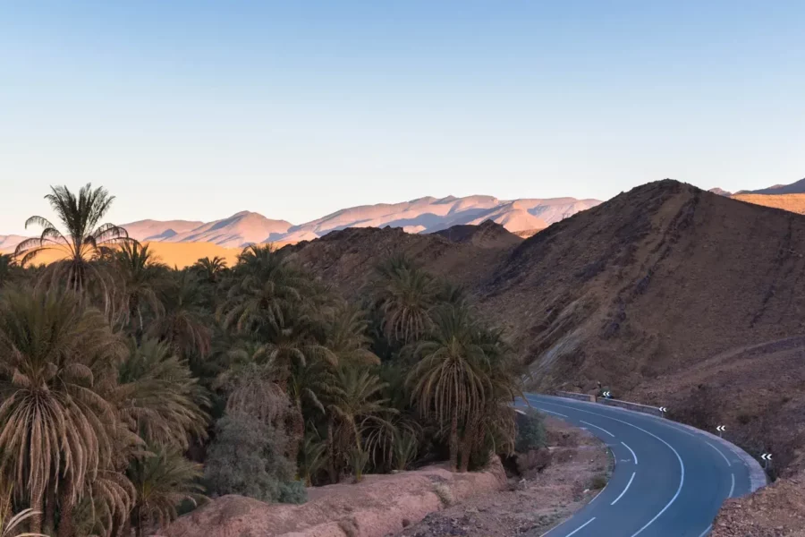 Agdz dans la vallée du Drâa
