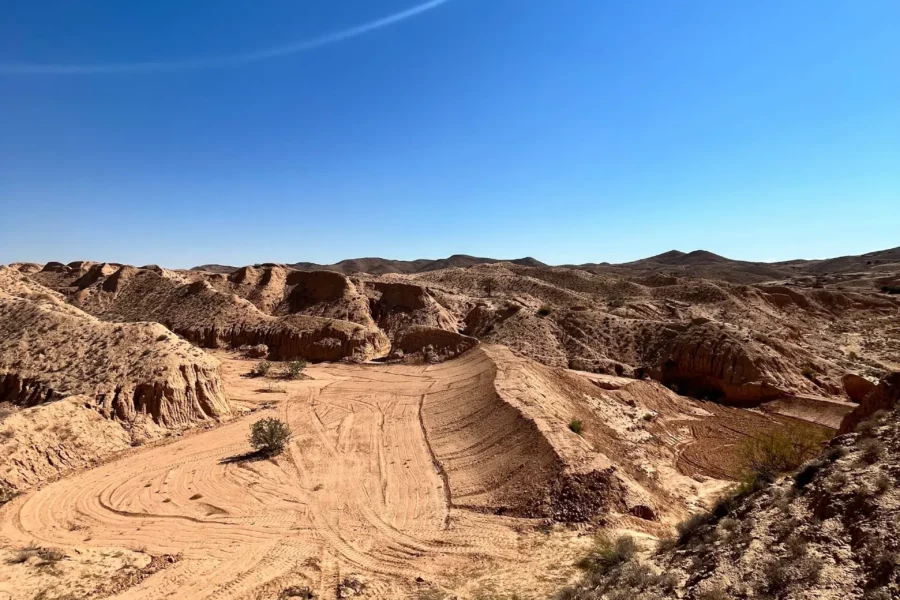 Désert à Douz en Tunisie
