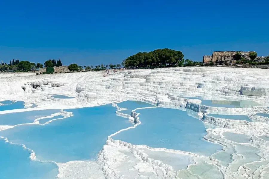 Eau chaude de Pamukkale, Turquie