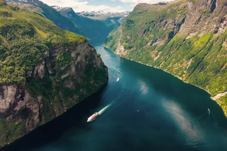 Express côtier sur le Geirangerfjord, Norvège