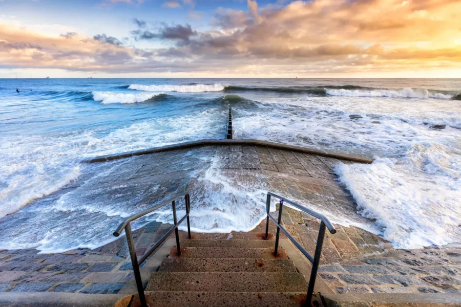 La plage d'Aberdeen