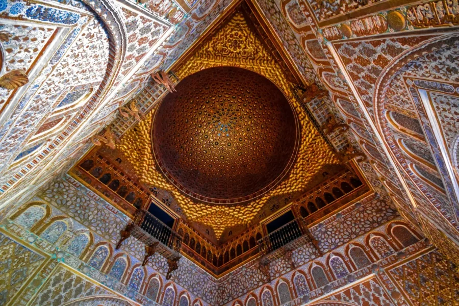 Mosaïque de l'Alcazar de Séville en Espagne