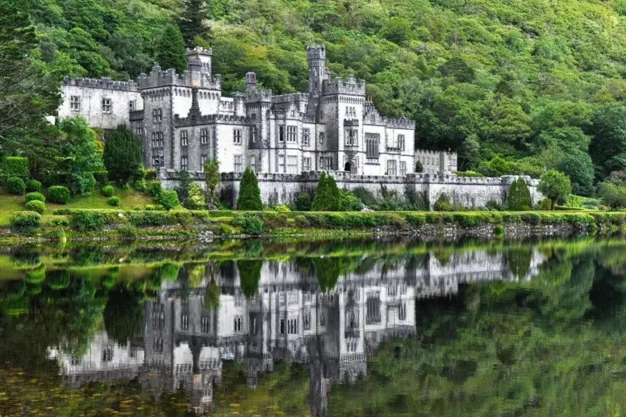 Panorama de l'abbaye de Kylemore, Connemara