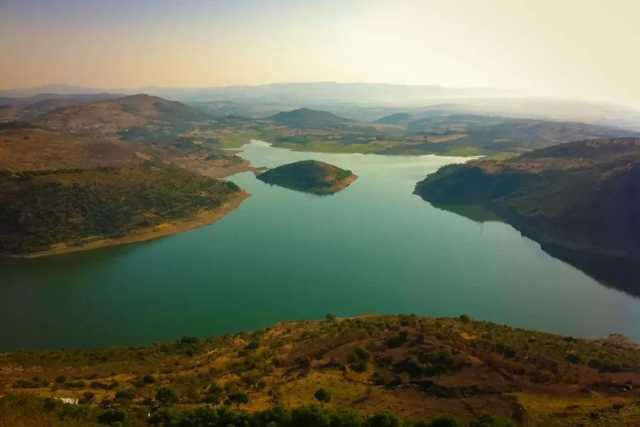 Panorama de l'Acropole de Bergama, Turquie