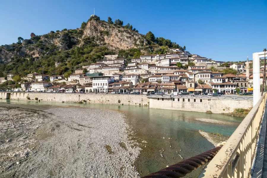Panorama de Berat, Albanie