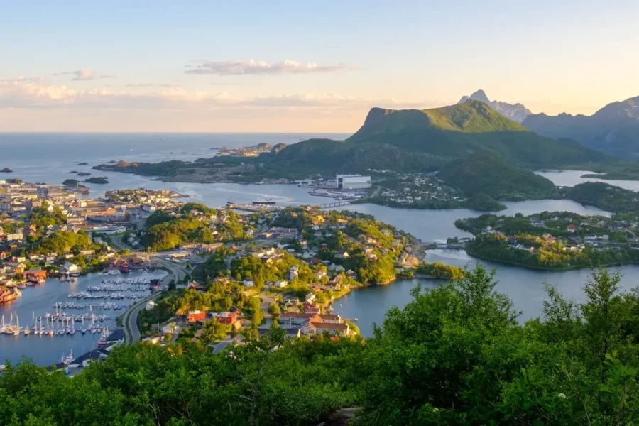 Panorama de Svolvær, Norvège