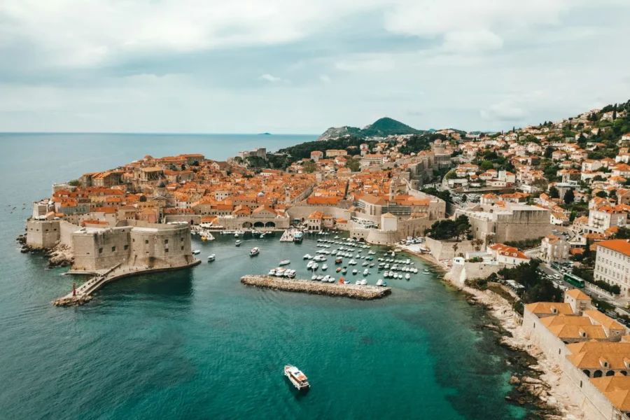 Panorama de la ville de Dubrovnik