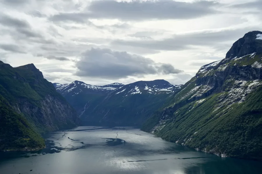 Paysage de Geirangerfjord, Norvège