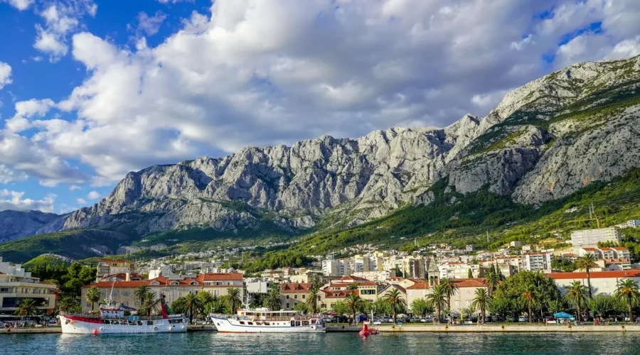 Paysage de Makarska en Croatie