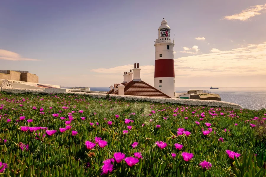 Le phare d'Europa Point à Gibraltar