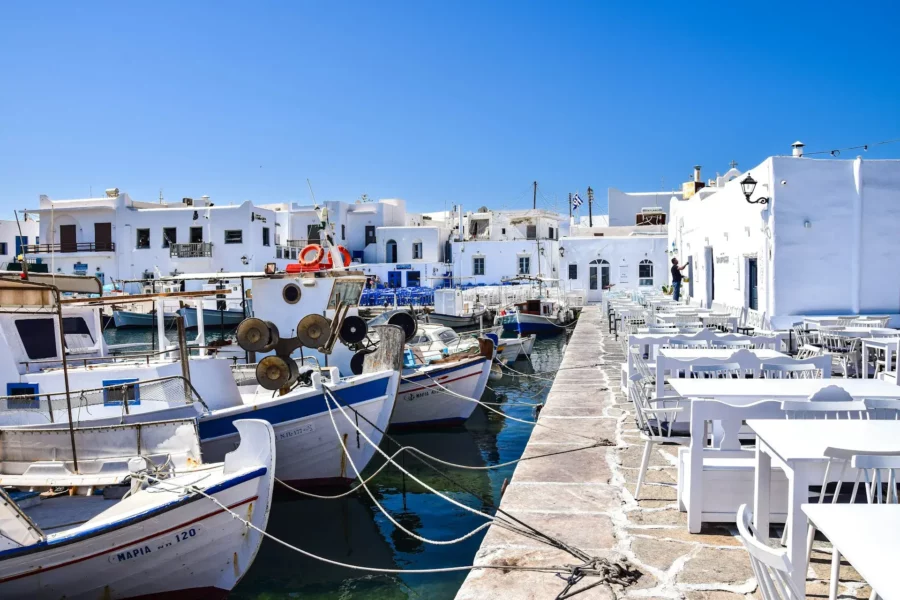 Port de Paros, Grèce