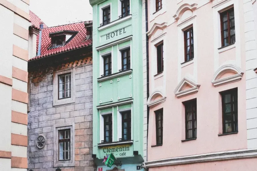Rue de la vieille ville de Prague