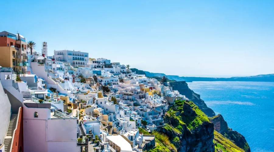 Panorama Santorin, Grèce