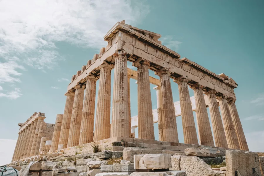 Temple d'Athéna, Grèce