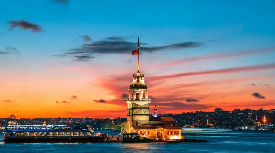 La tour de Léandre en Turquie