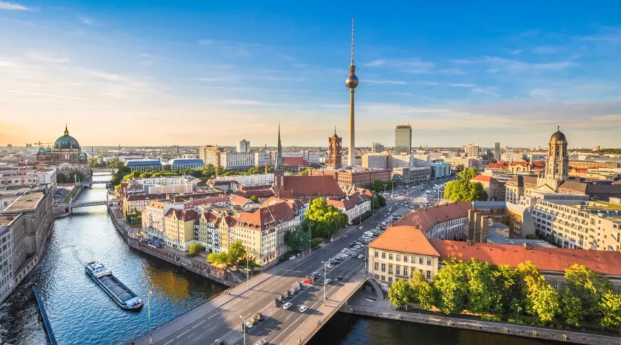 Vue sur la ville de Berlin