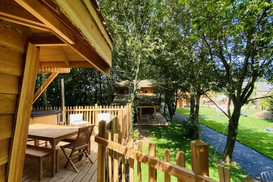 Terrasse jardin Zen du Quistillic