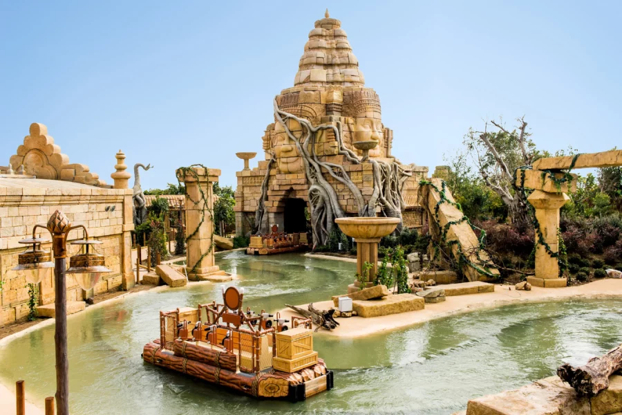 Attraction dans le parc d'attractions de PortAventura World