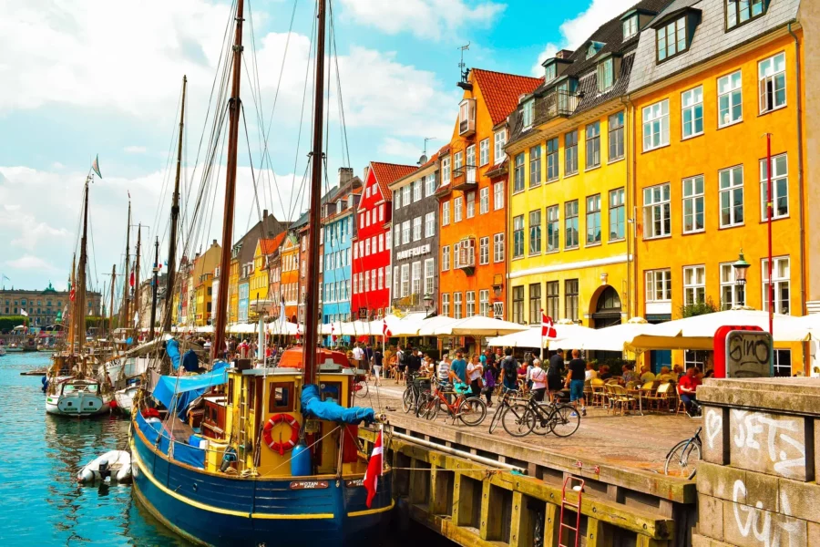 Canal de Nyhavn à Copenhague