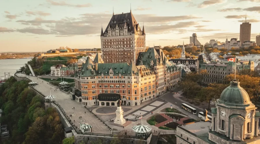 Château Frontenac à Québec, Canada