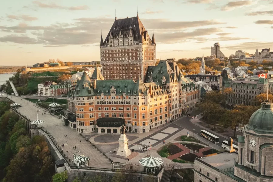 Château Frontenac à Québec, Canada