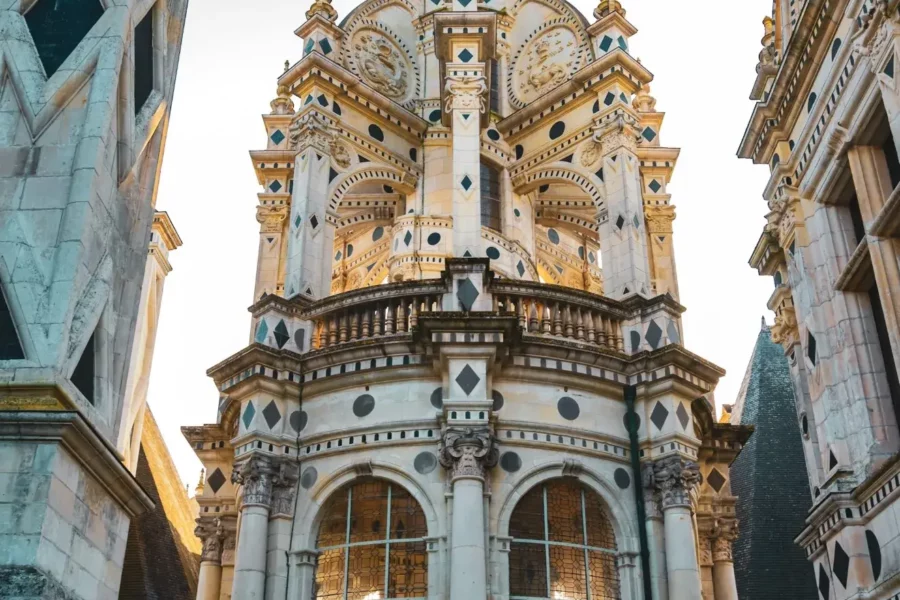 La tour du château de Chambord, France