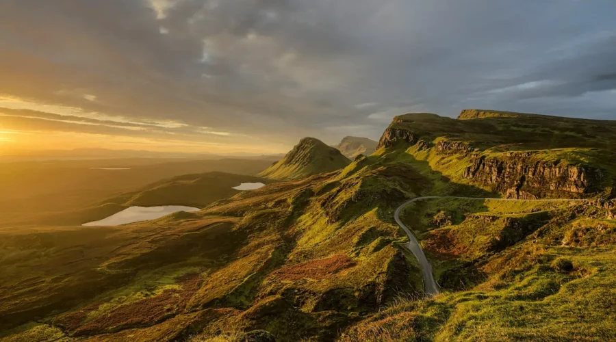 Panorama de l'île de Skye, Écosse