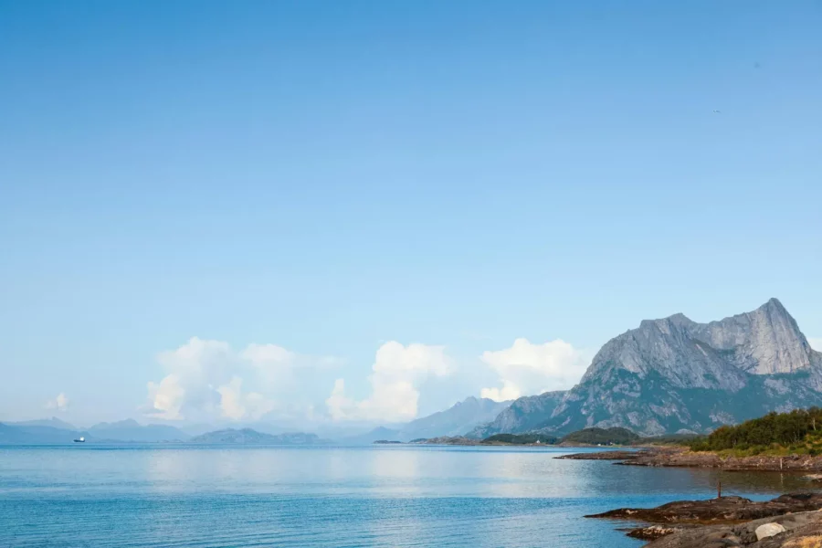 Paysage côtier, Bodø, Norvège