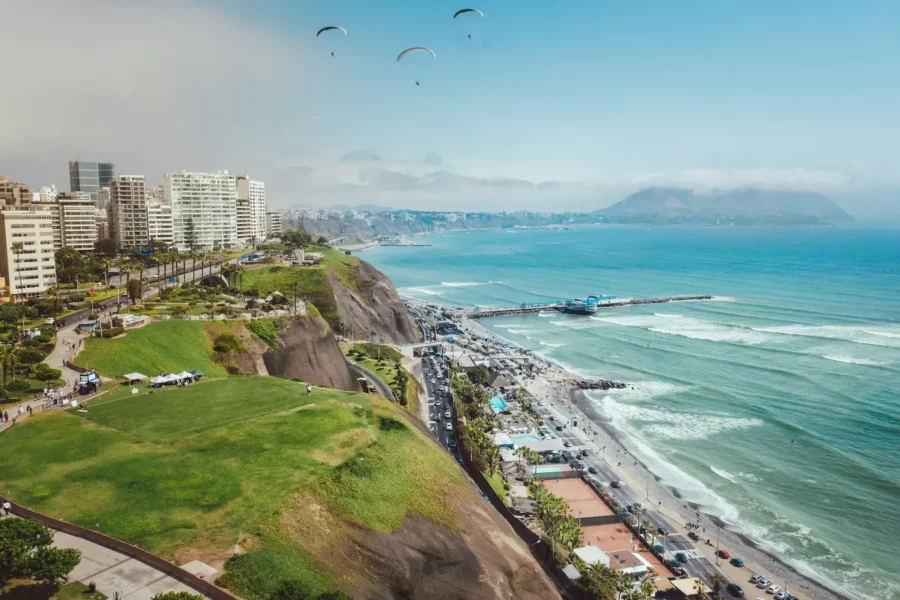 Paysage de Lima, Pérou