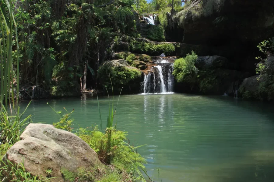 Piscine naturelle à Isalo, Madagascar