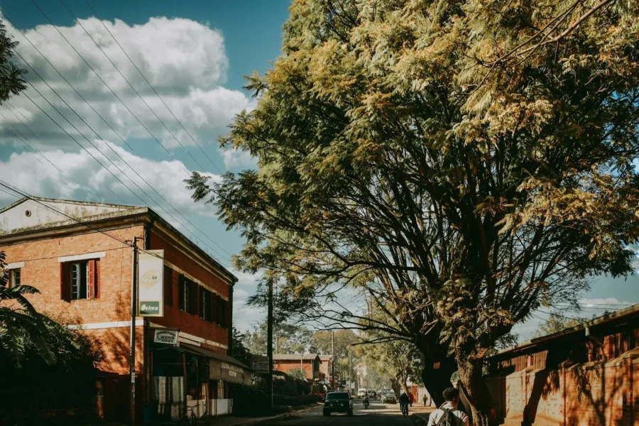Route à Antsirabe, Madagascar