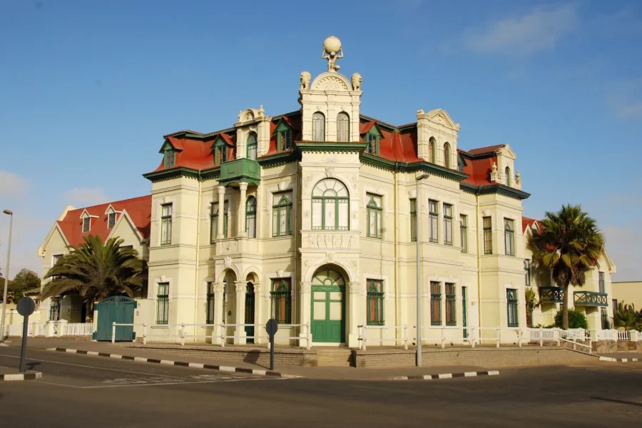 Bâtiment de style baroque, Swakopmund, Namibie