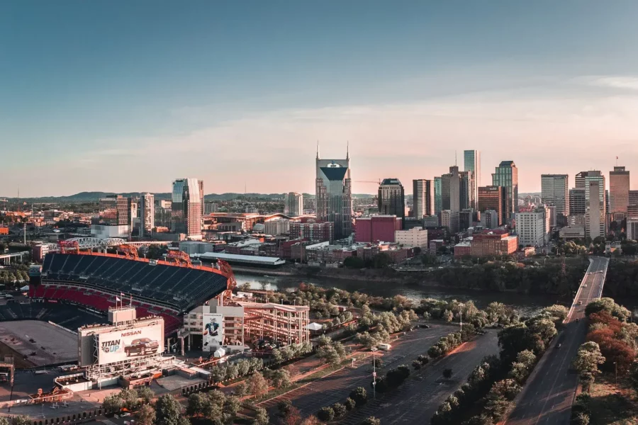 Centre-ville de Nashville, USA