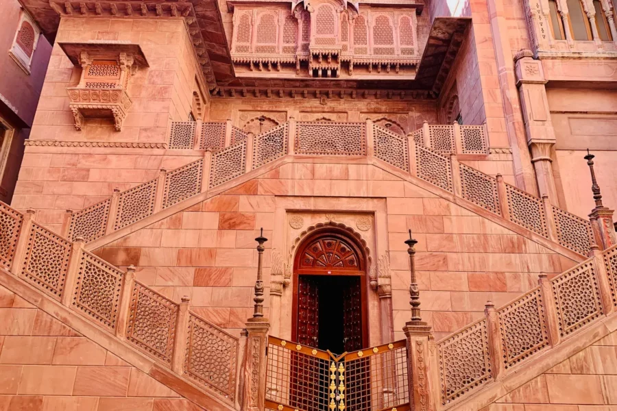 Entrée du Fort Junagarh à Bikaner, Inde
