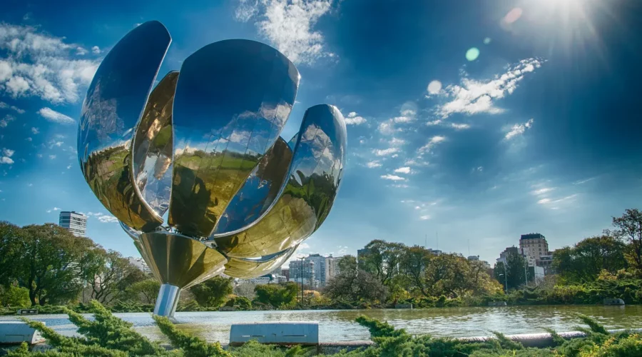 Floralis Generica à Buenos Aires, Argentine