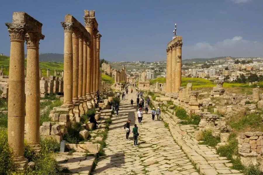 Grande Allée Vestige avant Amman, Jordanie