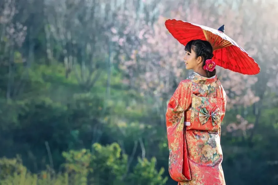 kimono - femme - japon