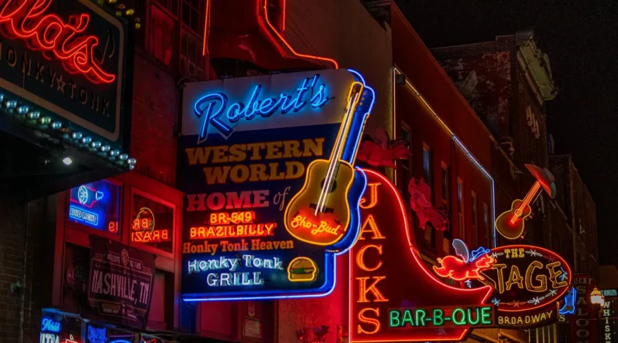 Honky Tonk Highway à Nashville, USA