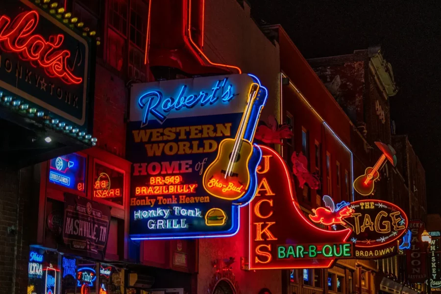 Honky Tonk Highway à Nashville, USA