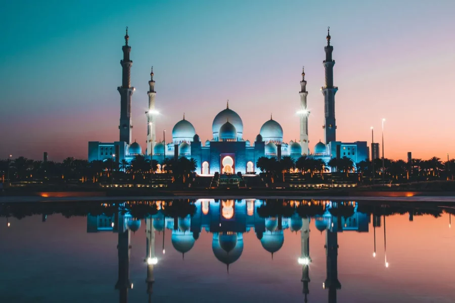 Mosquée Cheikh Zayed de Nuit