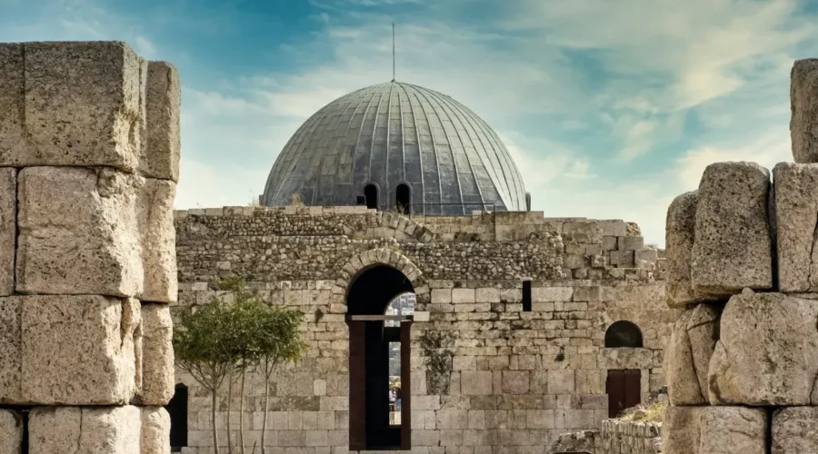 Palais Omeyyade à Amman, Jordanie