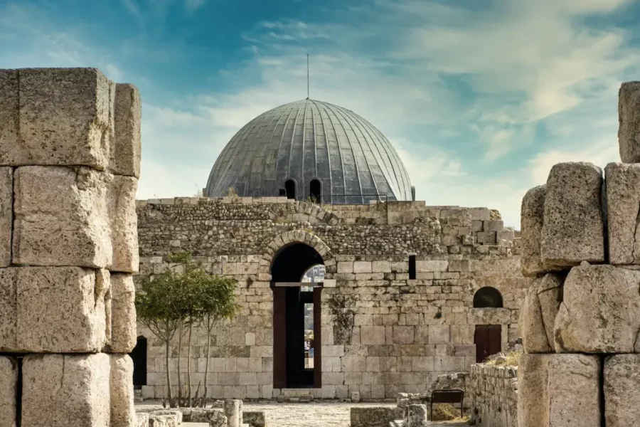 Palais Omeyyade à Amman, Jordanie
