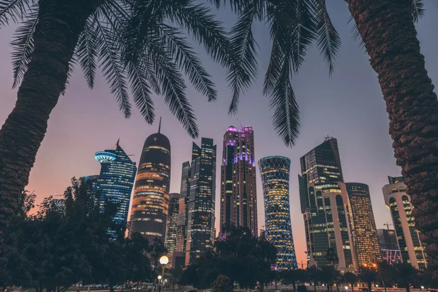 Skyline de West Bay à Doha, Qatar