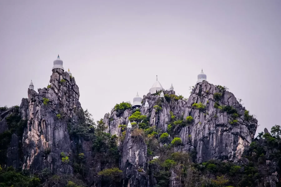 Wat Chalermprakiat, District de Chae Hom, Lampang, Thaïlande