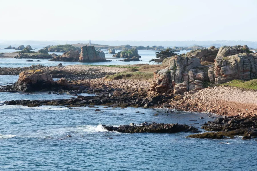 Bord rocheux, Île de Bréhat, France